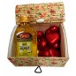 Coffret cadeau liqueur et chocolat