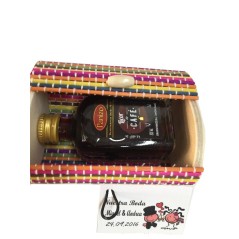 Mini box with coffee liqueur Panizo gourmet product for events