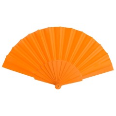 Lot de 25 éventails orange pour événements | Regalos Gourmet Online