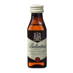 Botella en miniatura de Whisky de Ballantine's para regalar