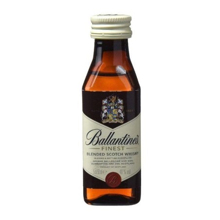 Botella miniatura whisky Ballantine's