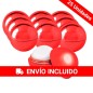 25 Bálsamo Labial Redondo Rojo