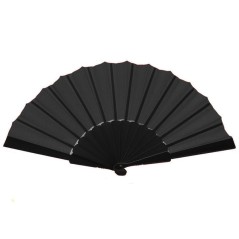 Buy Plastic and fabric fan Black colour | Regalos Gourmet Online