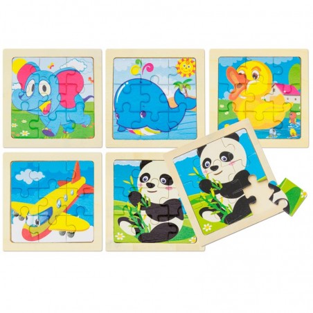 Set of puzzles for children