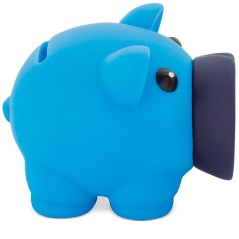 Tirelire Piggy "Pata Azul" (Patte bleue)