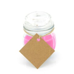 Rose scented candle in glass jar | Regalos Gourmet Online