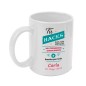 Mug blanc de 350 ml personnalisable avec la date, le type d'événement et le nom Mug blanc de 350 ml personnalisable avec la date, le type d'événement et le nom