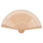 Openwork Natural Wood Fan