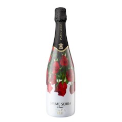 Coffret avec deux bouteilles de cava Jaume Serra pour les couples.