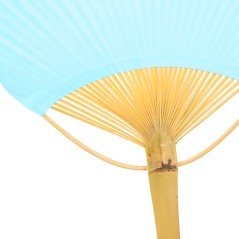 Pai Pai Bamboo Fan Blue Colour | Regalos Gourmet Online