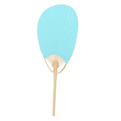 Pai Pai Bamboo Fan Blue Colour | Regalos Gourmet Online