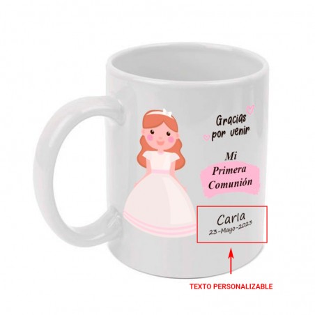 Taza blanca personalizable