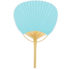 20 Pai Pai Fans Bamboo Blue Colour