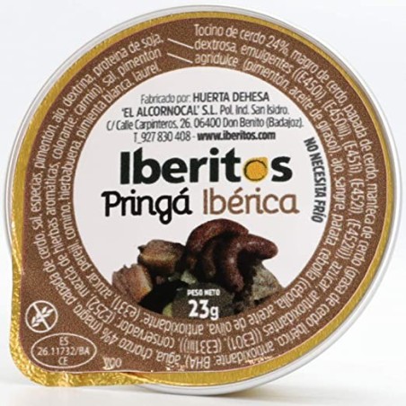 Pringá ibérica monodosis de 25 gr