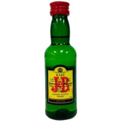 Botella miniatura whisky JB