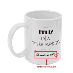 Taza para regalo personalizada con nombre y fecha - Regalos Gourmet Online