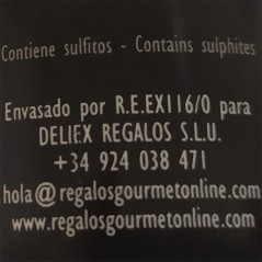 Vino Deliex miniatura 18,7 cl - Extremeño 100% para detalles y eventos