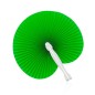 Green Hand Fan with Plastic Handle