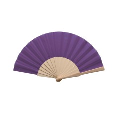 Éventail en bois violet pour événements | Cadeaux gourmands en ligne