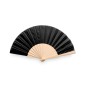 Black Wooden Fan for Events