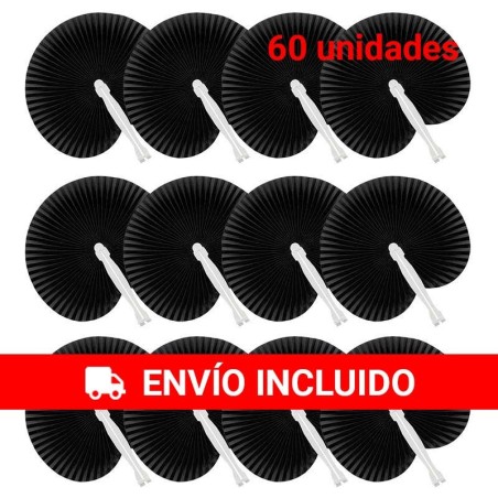 Pack 60 of elegant black pai pai | Regalos Gourmet