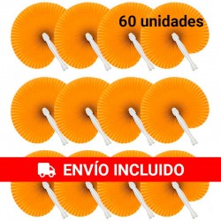 Pack de 60 unidades de pai pai color naranjas