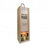 Caja de madera personalizada, regalo para padre - Tamaño para 1 botella