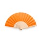 50 Ventilateurs en bois naturel orange