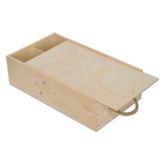 Caja de madera con mensaje personalizado para parejas. Regalos Gourmet Online