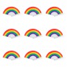 Abanicos arcoíris LGTBI Pack de 25