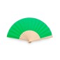 Assortment of 50 wooden fans in various colors