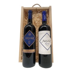 Cestas con vinos personalizada - Regalos gourmet online