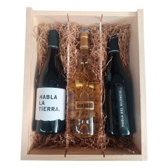 Estuche de madera con vinos personalizada - Regalos gourmet online