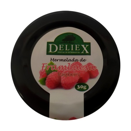 Miniature de confiture de framboise