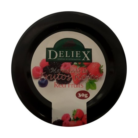 Confiture de fruits rouges miniatures Deliex 30 gr pour les mariages