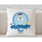 Personalized cushion with photo and text. 35x35 cm. Includes filling.
