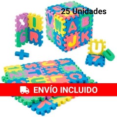 Lote de 25 puzzles de Goma Eva