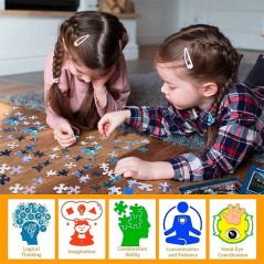 Puzzle infantil personalizado 4 en 1 (39 x 39 cm) - Regalos Gourmet Online