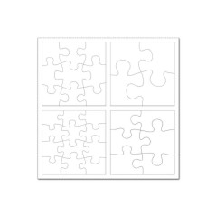 Puzzle infantil personalizado 4 en 1 (39 x 39 cm) - Regalos Gourmet Online