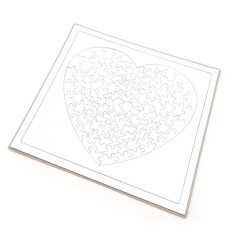 Puzzle personalizado en forma de corazón con la foto que elijas de 111 piezas - Regalos Gourmet Online