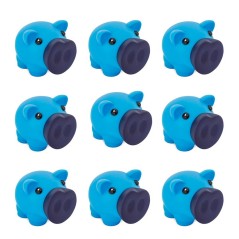 Pack de 25 huchas de cerditos Azules