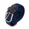 Cinturón Azul trenzado Elástico