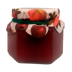 Strawberry jam in glass jar 125 gr Deliex for weddings and events