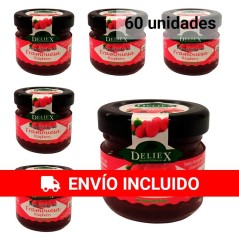 Pack de 60 tarros 30gr sabor frambuesa