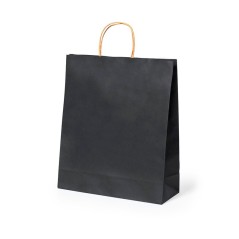 Elegante bolsa negra medidas 25 x 30,5 x 11 cm - Regalos Gourmet Online