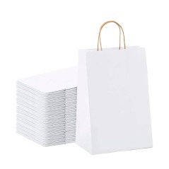 Conjunto de 50 bolsas Blancas 22 x 23 x 9 cm - Regalos Gourmet Online