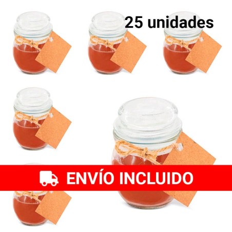 Lot de 25 bougies parfumées au café