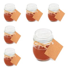 Lot de 25 bougies parfumées au café