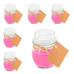 Conjunto de 25 aromáticas velas olor a rosas- Regalos Gourmet Online