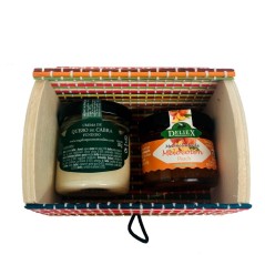 Pack coffre avec fromage et confiture Deliex